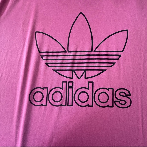 Adidas Bold Pink Tee with Logo - Picture 2 of 4
